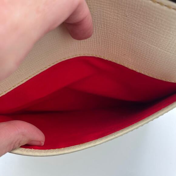 Dooney & Bourke Women's Triple Zip White Leather Crossbody Bag - Picture 14 of 15